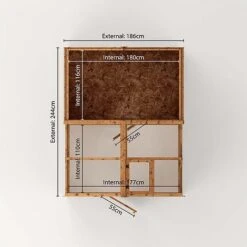Waltons 8 X 6 Wooden Greenhouse And Garden Shiplap Storage Shed Combi 24 Waltons 8 X 6 Wooden Greenhouse And Garden Shiplap Storage Shed Combi -EcoFlora Sales Shop 004 001 0024203