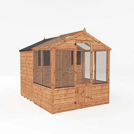 Waltons 8 X 6 Wooden Greenhouse And Garden Shiplap Storage Shed Combi 5 Waltons 8 X 6 Wooden Greenhouse And Garden Shiplap Storage Shed Combi - Image 3