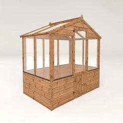 Waltons 6 X 4 Wooden Shiplap Tongue And Groove Greenhouse -EcoFlora Sales Shop 004 003 0001