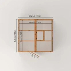 Waltons 6 X 6 Traditional Wooden Shiplap Tongue And Groove Greenhouse 20 Waltons 6 X 6 Traditional Wooden Shiplap Tongue And Groove Greenhouse -EcoFlora Sales Shop 004 003 0002202