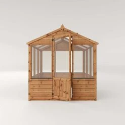 Waltons 8 X 6 Traditional Wooden Shiplap Tongue And Groove Greenhouse -EcoFlora Sales Shop 004 003 0003203