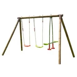 Soulet Pacco Wooden Swing Set -EcoFlora Sales Shop 004494 DET 01