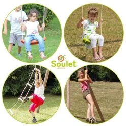 Soulet Ernest Wooden Swing Set -EcoFlora Sales Shop 004496 ZOOM Agres