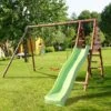Soulet Violette Wooden Swing Set With Slide -EcoFlora Sales Shop 004506 AMB 01