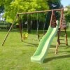Soulet Colza Wooden Swing Set With Slide 2 Soulet Colza Wooden Swing Set With Slide -EcoFlora Sales Shop 004510 AMB 01