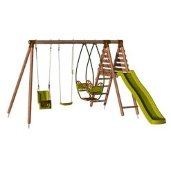 Soulet Colza Wooden Swing Set With Slide -EcoFlora Sales Shop 004510 DET 04