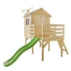 Soulet Josephine Playhouse With Slide 10 X 8 -EcoFlora Sales Shop 004862 DET 01