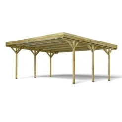 Cerland Jean Double Wooden Carport 6 X 5m 21 Cerland Jean Double Wooden Carport 6 X 5m -EcoFlora Sales Shop 004920 HD