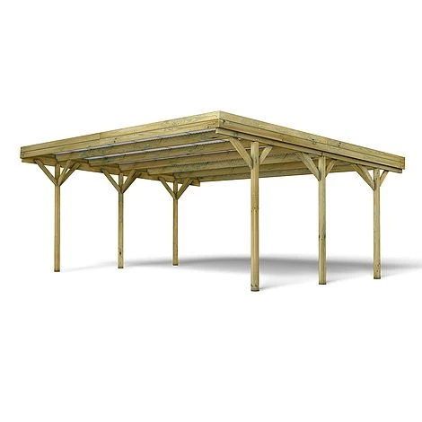 Cerland Jean Double Wooden Carport 6 X 5m 12 Cerland Jean Double Wooden Carport 6 X 5m - Image 10