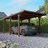 Cerland Victor Wooden Carport 3 X 5m