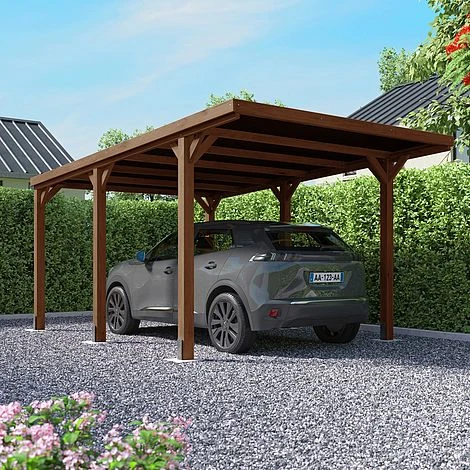 Cerland Victor Wooden Carport 3 X 5m 3 Cerland Victor Wooden Carport 3 X 5m