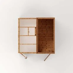 Waltons 8 X 8 Wooden Shiplap Tongue And Groove Greenhouse And Combi Garden Storage Shed -EcoFlora Sales Shop 005 00012011