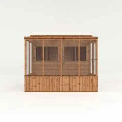 Waltons 8 X 8 Wooden Shiplap Tongue And Groove Greenhouse And Combi Garden Storage Shed -EcoFlora Sales Shop 005 0001208