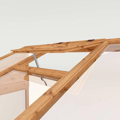 Waltons 8 X 4 Traditional Lean To Wooden Shiplap Tongue And Groove Greenhouse 4 Waltons 8 X 4 Traditional Lean To Wooden Shiplap Tongue And Groove Greenhouse - Image 2