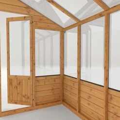 Waltons 8 X 4 Traditional Lean To Wooden Shiplap Tongue And Groove Greenhouse 17 Waltons 8 X 4 Traditional Lean To Wooden Shiplap Tongue And Groove Greenhouse -EcoFlora Sales Shop 04GREENLEAN0804 V220Detail20002