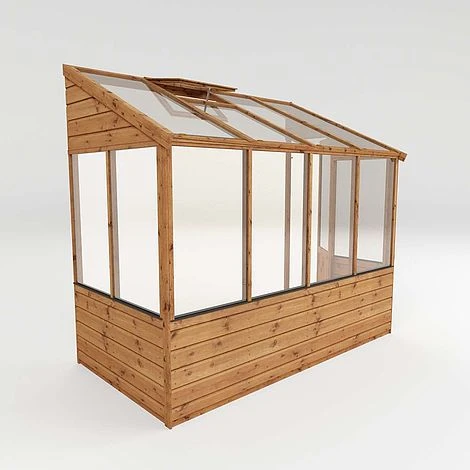 Waltons 8 X 4 Traditional Lean To Wooden Shiplap Tongue And Groove Greenhouse 6 Waltons 8 X 4 Traditional Lean To Wooden Shiplap Tongue And Groove Greenhouse - Image 4