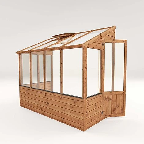 Waltons 8 X 4 Traditional Lean To Wooden Shiplap Tongue And Groove Greenhouse 10 Waltons 8 X 4 Traditional Lean To Wooden Shiplap Tongue And Groove Greenhouse - Image 8