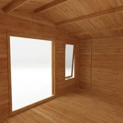 5m X 3m Retreat Log Cabin - 28mm Double Glazed -EcoFlora Sales Shop 0634AXNE0503HGDD2MW Studio Detail003