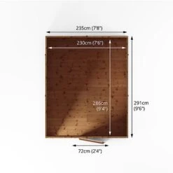 Waltons 10' X 8' Outdoor Tongue & Groove Repositionable Garden Windowless Shiplap Storage Shed 19 Waltons 10' X 8' Outdoor Tongue & Groove Repositionable Garden Windowless Shiplap Storage Shed -EcoFlora Sales Shop 10x8 Shiplap Apex Modular Floor Plan