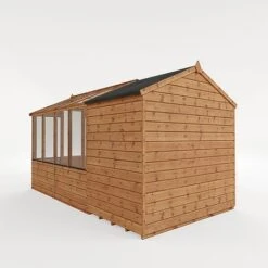 Waltons 12' X 6' Apex Greenhouse With Shed Extension 14 Waltons 12' X 6' Apex Greenhouse With Shed Extension -EcoFlora Sales Shop 1220x20620Shiplap20Combi20Greenhouse20and20Wooden20Storage20Shed20Detail20003