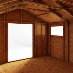 Waltons 14' X 10' Premium Shiplap Apex Roof Garden Workshop Shed -EcoFlora Sales Shop 14x10 Premium Shiplap Apex Workshop Detail002