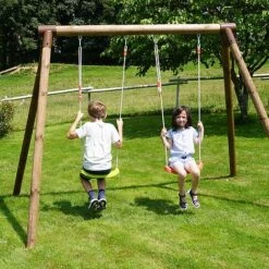 Soulet Alizee Double Wooden Swing Set -EcoFlora Sales Shop 215176 AMB 01