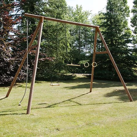 Soulet Galdar Wooden Swing Set 3 Soulet Galdar Wooden Swing Set