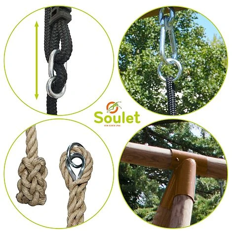 Soulet Galdar Wooden Swing Set 8 Soulet Galdar Wooden Swing Set - Image 6