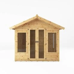Waltons 6' X 8' Apex Summerhouse -EcoFlora Sales Shop 6x8 Sussex Summerhouse Front