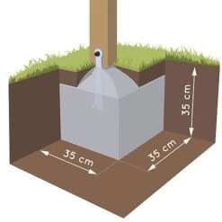 Soulet Carry Shepherds Hut Playhouse 6 X 8 -EcoFlora Sales Shop 782856 ZOOM 04 scellement
