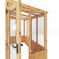 Waltons 8 X 4 Premium Wooden Shiplap Tongue And Groove Lean To Greenhouse 18 Waltons 8 X 4 Premium Wooden Shiplap Tongue And Groove Lean To Greenhouse -EcoFlora Sales Shop 8x4 premium lean to greenhouse detail002 SI 004 001 0005
