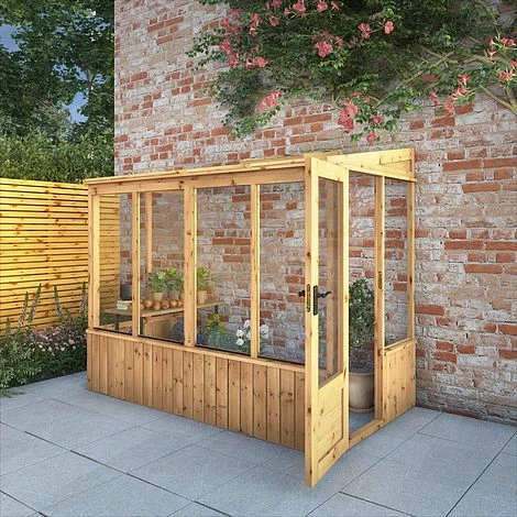 Waltons 8 X 4 Premium Wooden Shiplap Tongue And Groove Lean To Greenhouse 4 Waltons 8 X 4 Premium Wooden Shiplap Tongue And Groove Lean To Greenhouse - Image 2