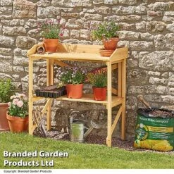 Garden Grow Wooden Two-Tier Potting Bench -EcoFlora Sales Shop BENC POTTING T41740