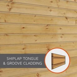 Waltons 7 X 7 Wooden Outdoor Shiplap Tongue And Groove Premier Corner Garden Summerhouse -EcoFlora Sales Shop Cladding Shiplap Tongue and Groove Waltons