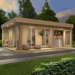 Doddington Log Cabin 4m X 5.9m 8 Doddington Log Cabin 4m X 5.9m -EcoFlora Sales Shop Doddington20life