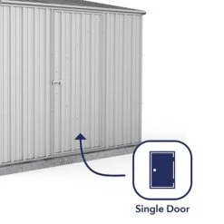 Absco Space Saver 7'5 X 5' Pent Roof Outdoor Metal Garden Storage Shed - 4 Colours Available 15 Absco Space Saver 7'5 X 5' Pent Roof Outdoor Metal Garden Storage Shed - 4 Colours Available -EcoFlora Sales Shop ESDXL20MET003 300dpi 4