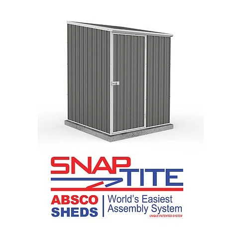 Absco Space Saver 5' X 5' Pent Roof Outdoor Metal Garden Storage Shed - 4 Colours Available 7 Absco Space Saver 5' X 5' Pent Roof Outdoor Metal Garden Storage Shed - 4 Colours Available - Image 5