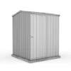 Absco Premier 5' X 5' Reverse Apex Roof Outdoor Metal Garden Storage Shed - 2 Colours Available -EcoFlora Sales Shop ESDXL20MET113 white background 01