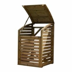 Pressure Treated 3' X 3' Bin Storage Unit -EcoFlora Sales Shop ESDXL21PT02420300dpi 4