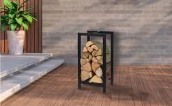 Idooka Wood Basket Log Store Firewood Rack -EcoFlora Sales Shop FB82004001