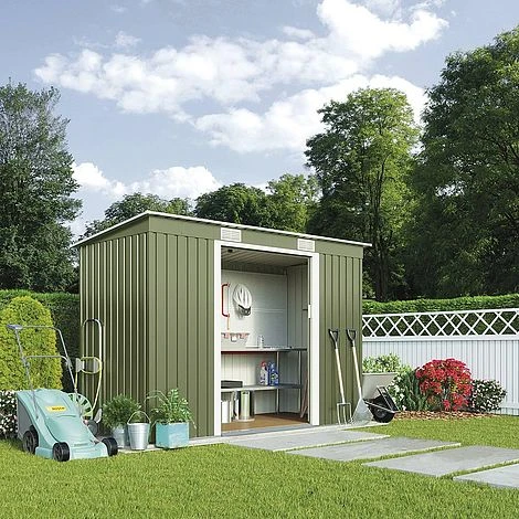 Waltons Pent Metal Shed 6.6 X 3.9ft 4 Waltons Pent Metal Shed 6.6 X 3.9ft - Image 2