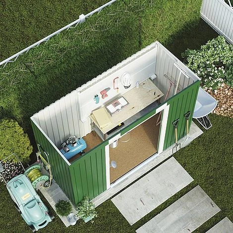 Waltons Pent Metal Shed 6.6 X 3.9ft 8 Waltons Pent Metal Shed 6.6 X 3.9ft - Image 6