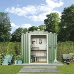 Waltons Apex Metal Shed 7 X 4.2FT -EcoFlora Sales Shop G0171 5 1000x1000 1