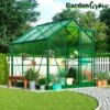 Garden Grow Traditional Greenhouse 6.2 X 6.2 X 6.6ft - Green -EcoFlora Sales Shop G0467 1