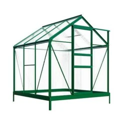 Garden Grow Traditional Greenhouse 6.2 X 6.2 X 6.6ft - Green -EcoFlora Sales Shop G0467 3