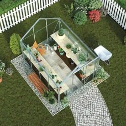 Garden Grow Traditional Greenhouse 6.2 X 8.3 X 6.6ft -EcoFlora Sales Shop G0468 7CC52F75 F684 3C24 639AA55B1EBD252C