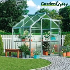Garden Grow Traditional Greenhouse 6.2 X 4.3 X 6.6ft 24 Garden Grow Traditional Greenhouse 6.2 X 4.3 X 6.6ft -EcoFlora Sales Shop G0509201000x100020with20logo
