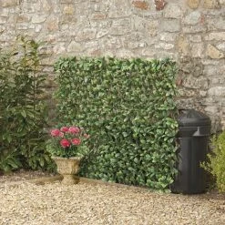 Expandable Artificial Evergreen Laurel Hedge Trellis