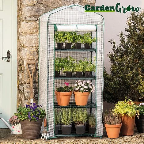 Garden Grow Premium Portable 4 Tier Greenhouse 3 Garden Grow Premium Portable 4 Tier Greenhouse