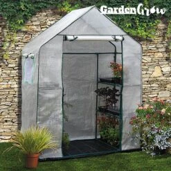 Garden Grow Premium Portable 6 Shelf Greenhouse